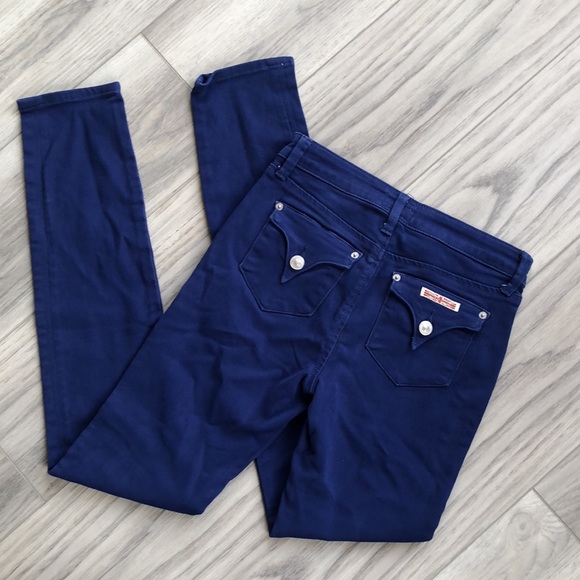 Hudson Royal Blue Girl Skinny Jeans - Picture 1 of 6
